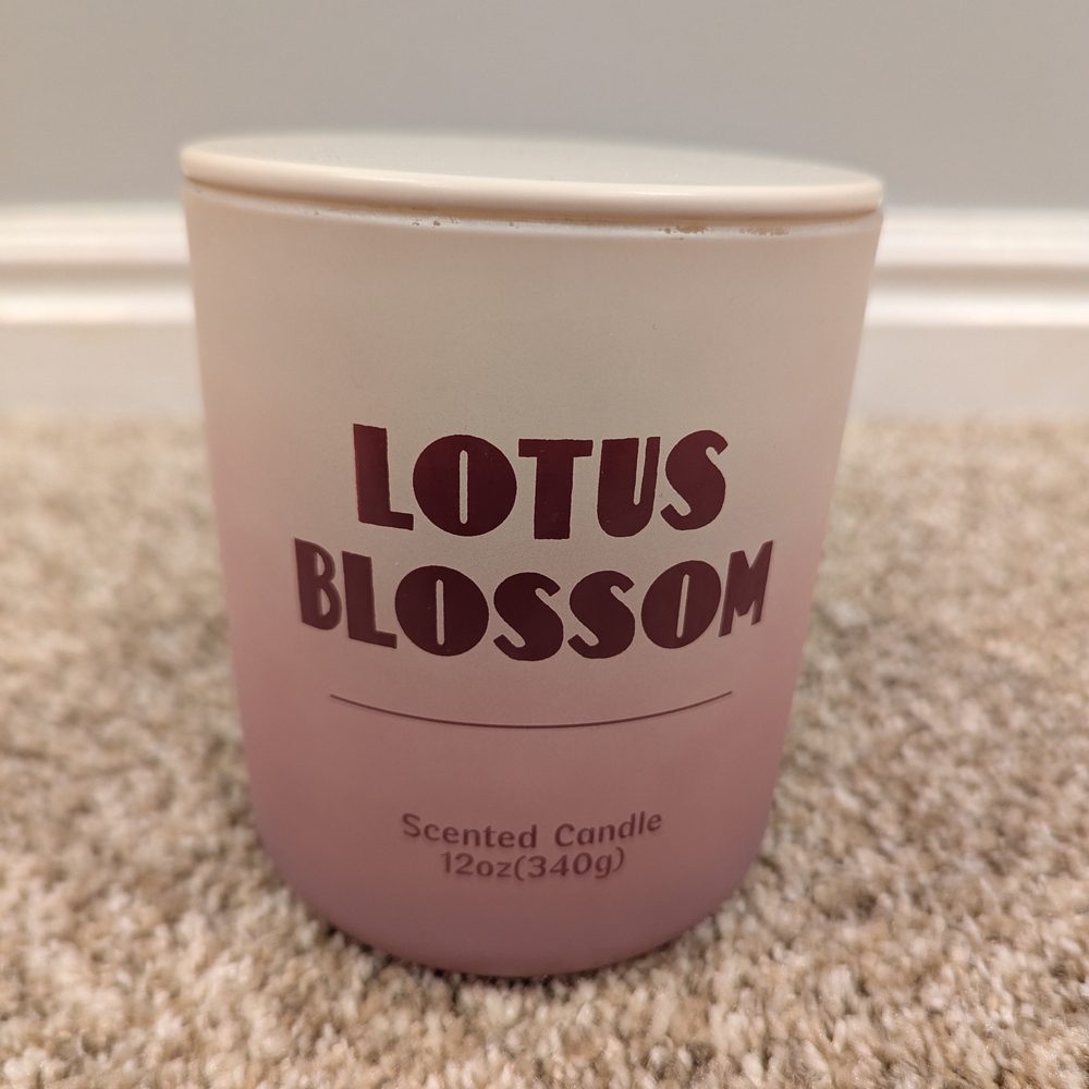 Lotus Blossom Scented Candle